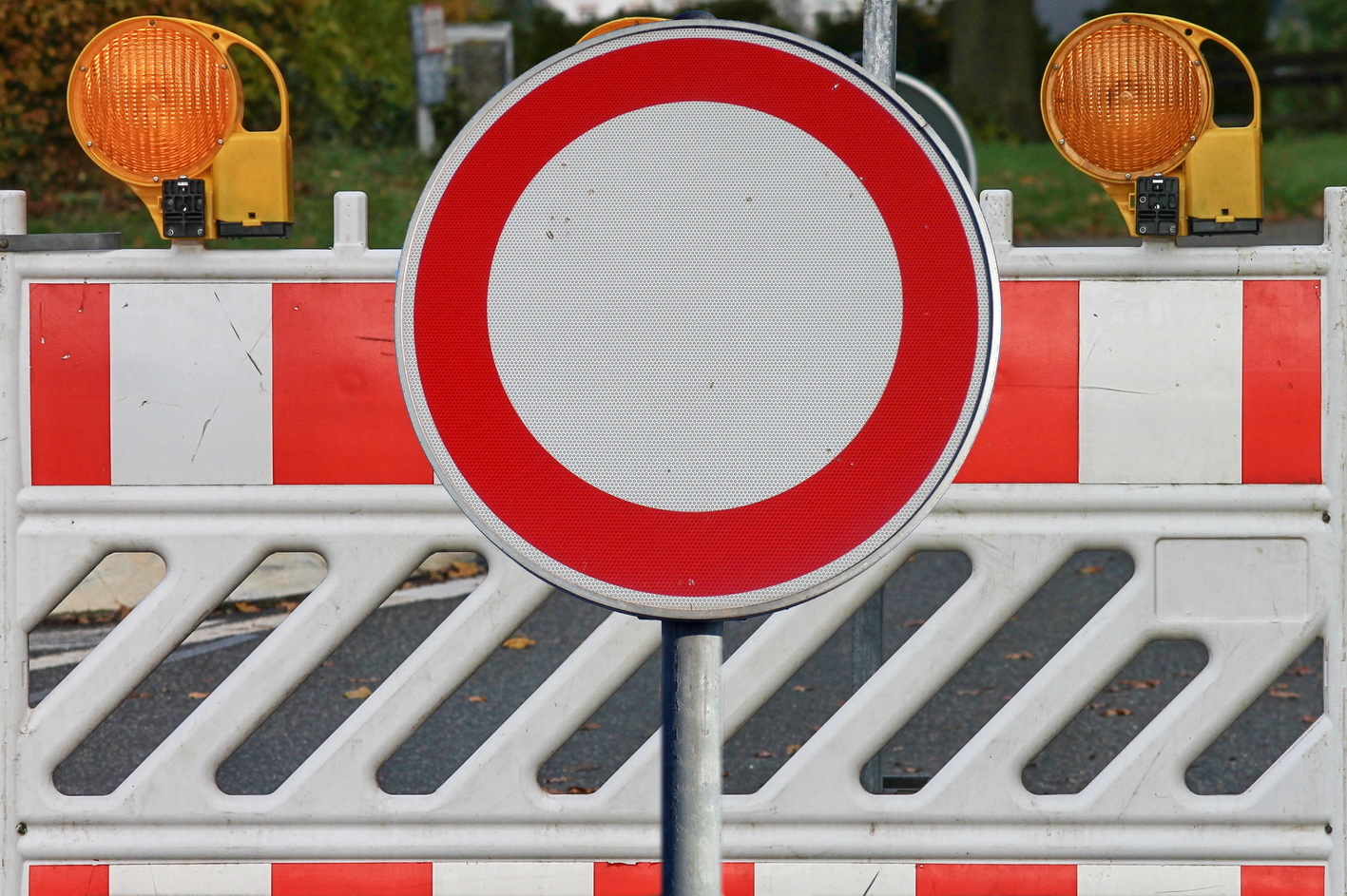 Straßensperrung